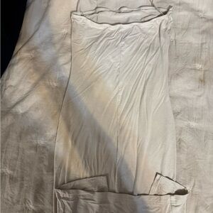 Cream Sleeveless Dress